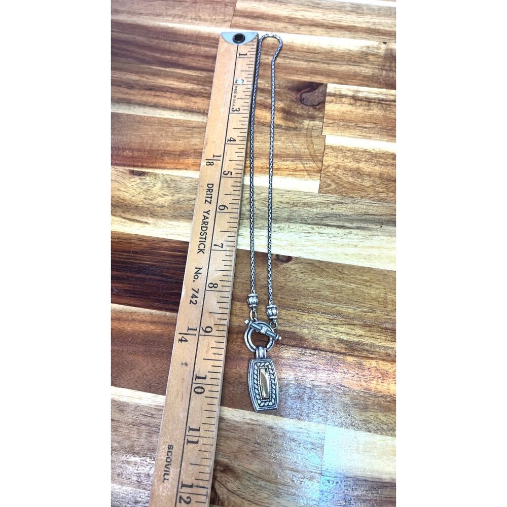 Vintage Brighton toggle necklace with pendant - Picture 3 of 6